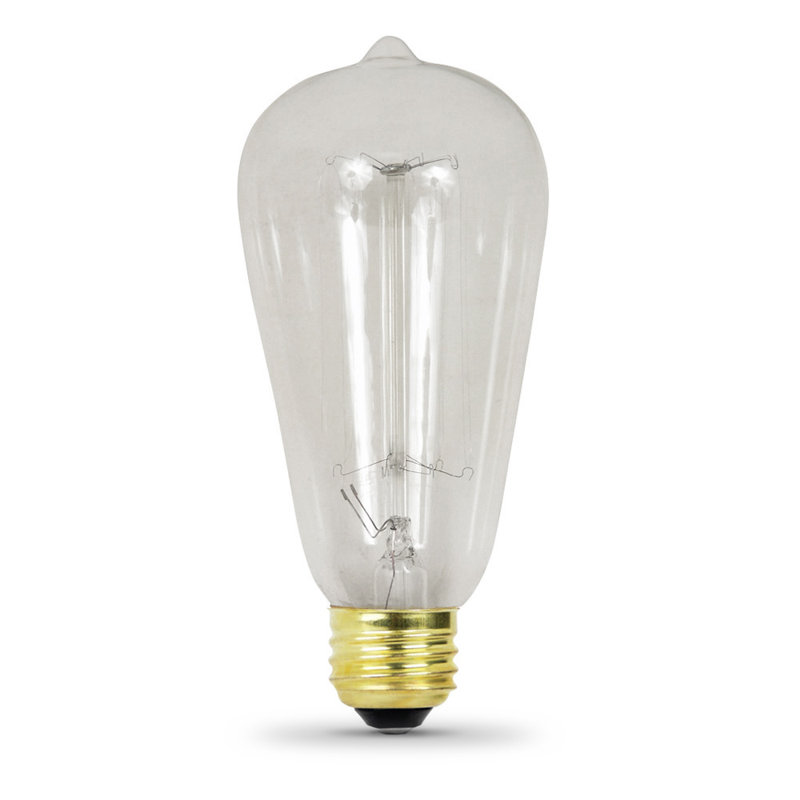 Feit Electric 60 Watt Incandescent, Dimmable Light Bulb, Warm White